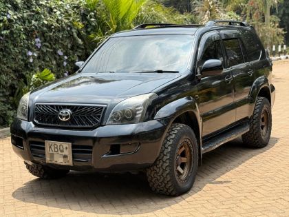 Кристални Фарове за Toyota Land Cruiser 120 (2003-2009) - черни
