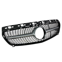 Решетка Mercedes W176 A-Class (2013-2015) - Diamond look, черна с хром лайсни