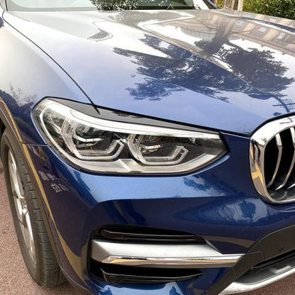 Вежди за фарове BMW X3 G01 (2018-2021) - черни гланц