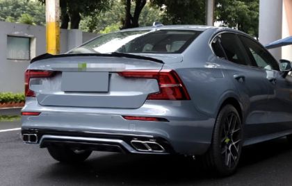 Спойлер за багажник за Volvo S60 (2019-2022) - черен гланц