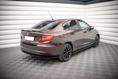 Спойлер за багажник за Fiat Tipo (2015+) sedan - черен гланц