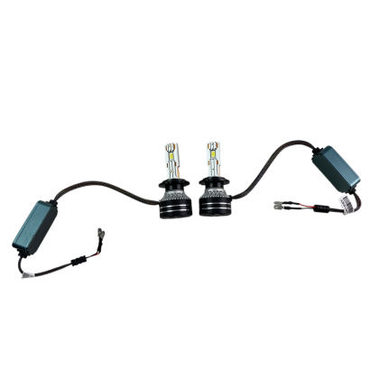 Лед крушки - Led система D1S / D2S / D2R / D3S / D4S на 12V Волта без баласти Streetech модел STN2 за фарове - 150 000 Лукса, 45W - Canbus 6000K - 1500% повече светлина