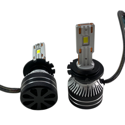 Лед крушки - Led система D1S / D2S / D2R / D3S / D4S на 12V Волта без баласти Streetech модел STN2 за фарове - 150 000 Лукса, 45W - Canbus 6000K - 1500% повече светлина