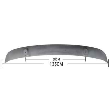 Спойлер антикрило universal 135cm с разстояние между планките 68m - черен гланц