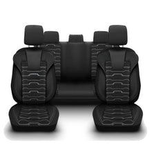 3D Тапицерия за седалки кожена Streetech Sport SP11 - черна