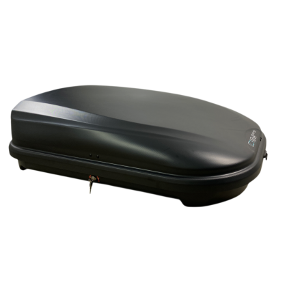 Автобокс Junior FL 125x90x34cm с 80 mm крепежи, с ключ, 320 литра - черен
