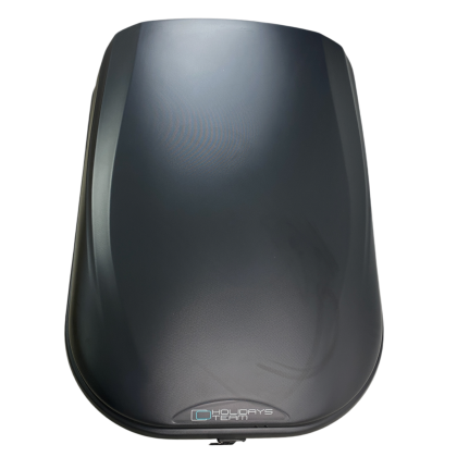 Автобокс Junior FL 125x90x34cm с 80 mm крепежи, с ключ, 320 литра - черен