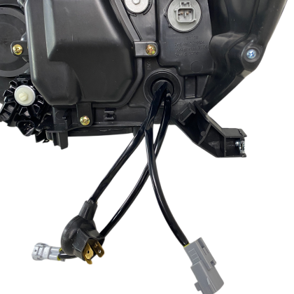 Кристални фарове за Toyota Hilux (2015-2020), led с дневни светлини