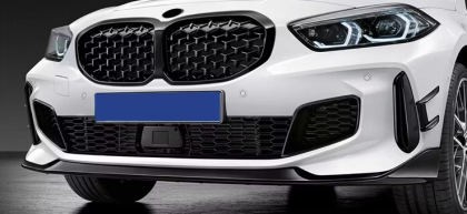 Добавка предна броня за BMW F40 (2019-2022) - черен гланц