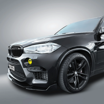 Добавка предна броня за BMW X5 G05 (2019+) - черен гланц