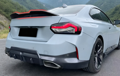 Спойлер за багажник за BMW G42 (2022+) coupe M-Performance - черен гланц