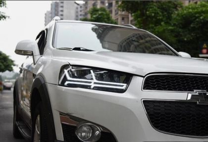 Кристални фарове за Chevrolet Captiva (2011-2018), led с дневни светлини