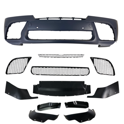 Предна броня за BMW Х6 E71 (2007-2014) / X5 E70 (2010-2012) M-tech с широки сплитери