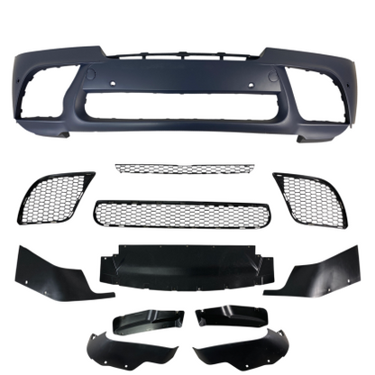 Предна броня за BMW Х6 E71 (2007-2014) / X5 E70 (2010-2012) M-tech с широки сплитери