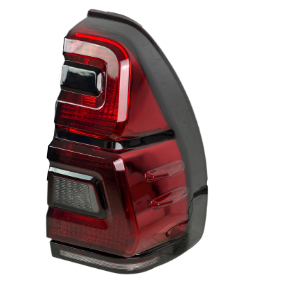 Диодни стопове за TOYOTA LAND CRUISER Prado J120 (2003-2009) - full Led Uprgade to J150 look - червени с бягащ опушен мигач