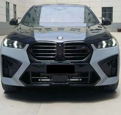 Боди кит BMW X6 E71 (2007-2014) конверсия към X6M F96 facelift