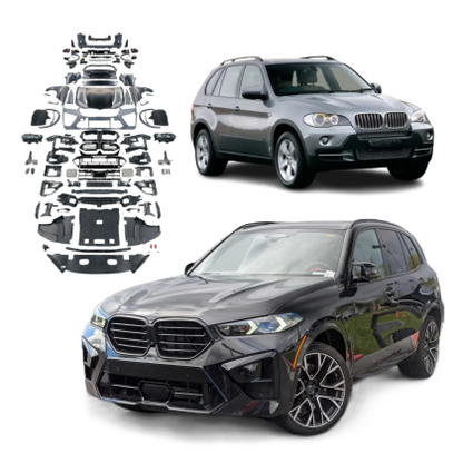 Боди кит BMW X5 E70 (2008-2013) конверсия към X5 M G05 F95 facelift