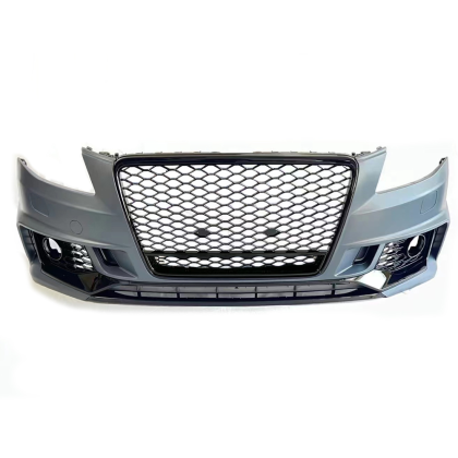 Предна броня за Audi A4 B8 (2008-2012) конверсия към Audi RS4 (2016-2019) - без отвори за парктроник