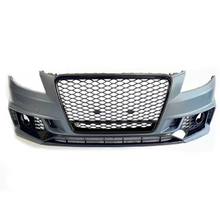 Предна броня за Audi A4 B8 (2008-2012) конверсия към Audi RS4 (2016-2019) - с отвори за парктроник