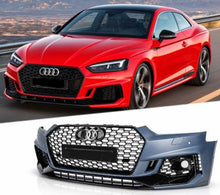 Предна броня за Audi A5 F5 (2016-2019) - RS5 с декоративни халогени