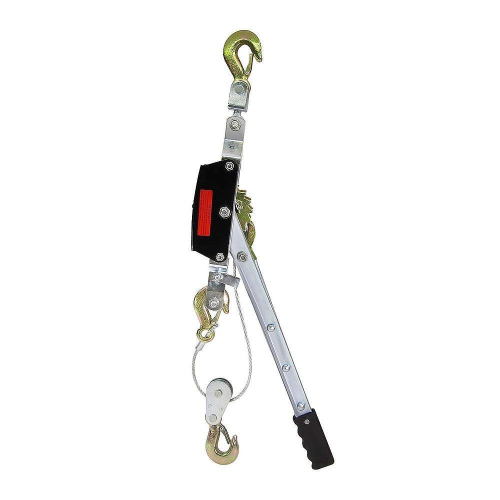 Hand Winch-Pulley with Steel Cable, 4 Ton