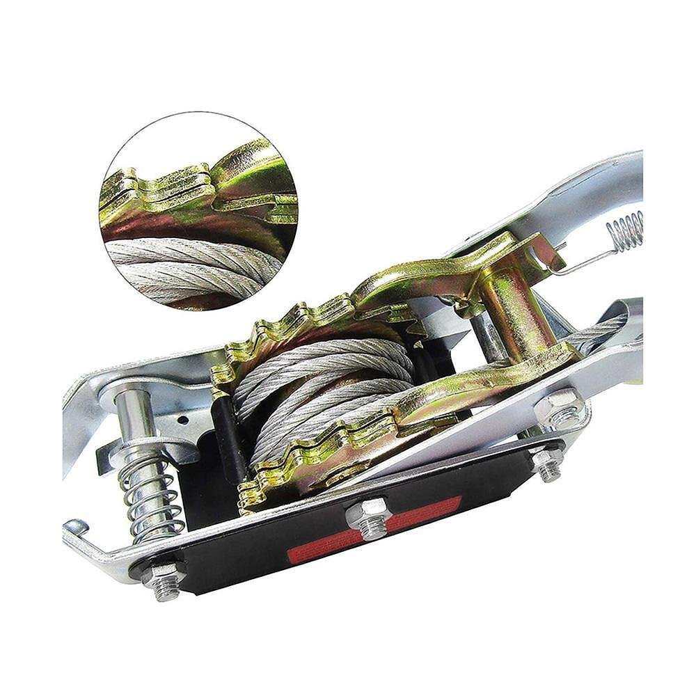 Hand Winch-Pulley with Steel Cable, 4 Ton