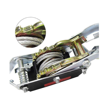 Hand Winch-Pulley with Steel Cable, 4 Ton