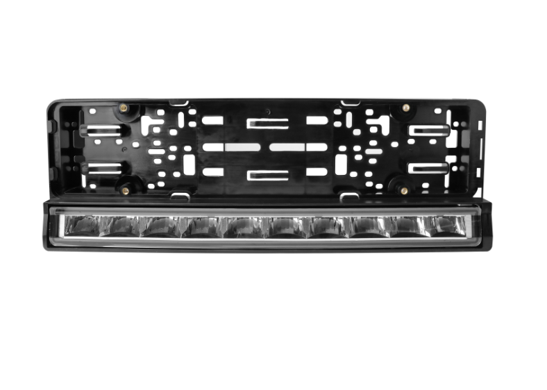 Suport număr înmatriculare cu bară LED încorporată 20" 51cm 12v 24v lumină albă și portocalie
