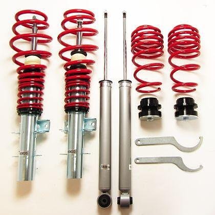 Adjustable Suspension Audi A2 / Seat Cordoba, Ibiza / Skoda Fabia I / VW Polo (2002-2009) - Red