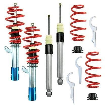 Adjustable Suspension for VW Golf 6 (2008+) 1.2TSI, 1.4, 1.4 TSi, 1.6, 2.0, 2.0T / DSG, 1.9TDi - Red