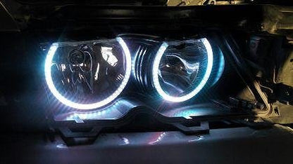 RGB LED Angel Eyes for BMW E46 Coupe (2003+) - with color change