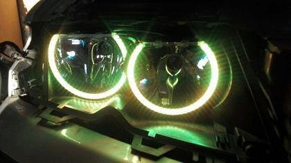 RGB LED Angel Eyes for BMW E46 Coupe (2003+) - with color change