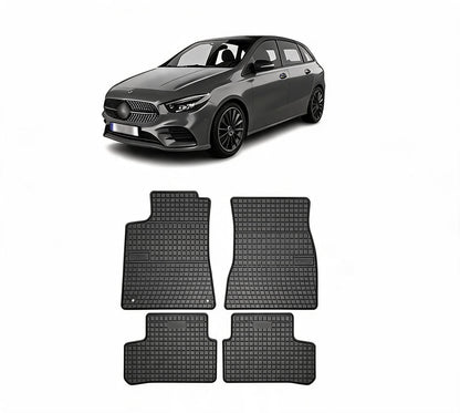 Rubber floor mats for Mercedes B class W247 after 2018, Frogum