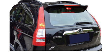 Спойлер антикрило за Honda CR-V (2007-2011) с трети стоп - черен гланц