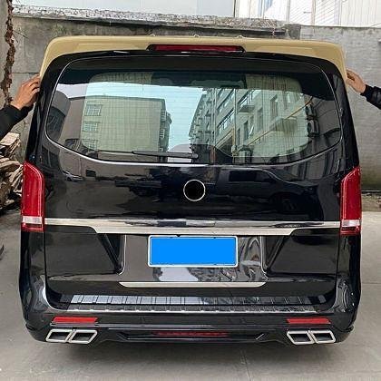 Спойлер антикрило за Mercedes Vito W447 2016-2019 HS Style - черен гланц