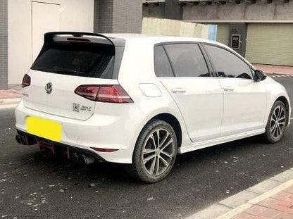 Spoiler Wing for Volkswagen Golf 7 / 7.5 GTI / R Maxton Clubsport Style 2 - Gloss Black