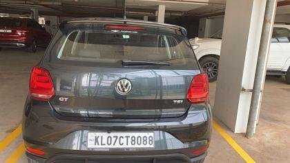 Спойлер антикрило за Volkswagen Polo 2011-2017 GT Style - черен гланц