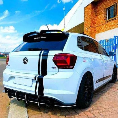 Eleron pentru Volkswagen Polo (2019-2020) OTR Style - negru lucios