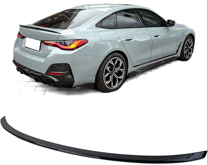 Trunk Spoiler for BMW G26 2021+ M Performance Style - Gloss Black