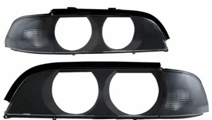 Стъкла / капаци за фарове за BMW E39 (1995-2000) - опушен мигач