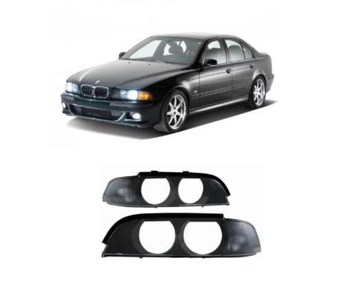 Стъкла / капаци за фарове за BMW E39 (1995-2000) - опушен мигач