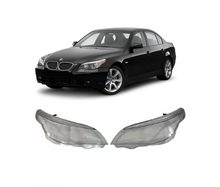 Geamuri / capace faruri pentru BMW E60 (2005-2011) cu LED