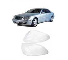 Sticle / capace pentru faruri pentru Mercedes W220 (1998-2005) - set