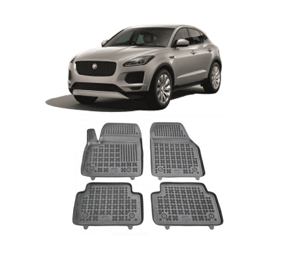 Covorașe de cauciuc pentru JAGUAR E-Pace (2017+) - tavă, Rezaw plast