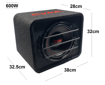 Субуфер Бас Каса за багажник 10" CYAA 600W 7999