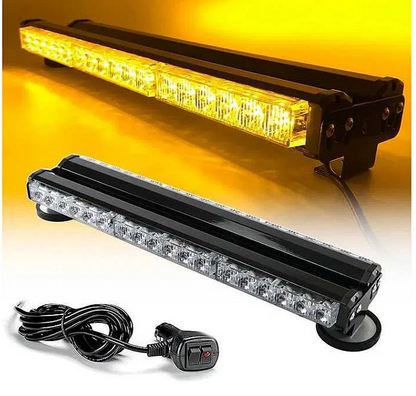 Lampă de avertizare de urgență super puternică cu 36 LED-uri, 4cm, 108W, 12-24V, 7 moduri