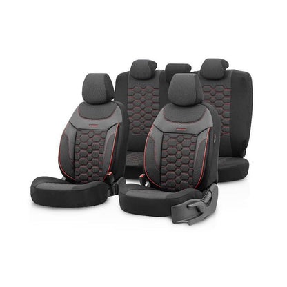 Otom Carbon CRB3402 Seat Upholstery (black/red)