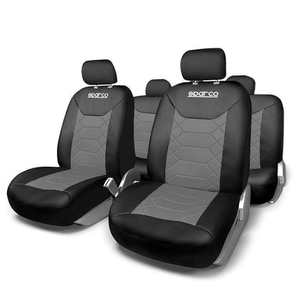 Тапицерия SPARCO Sport, универсална, сива, 11 части