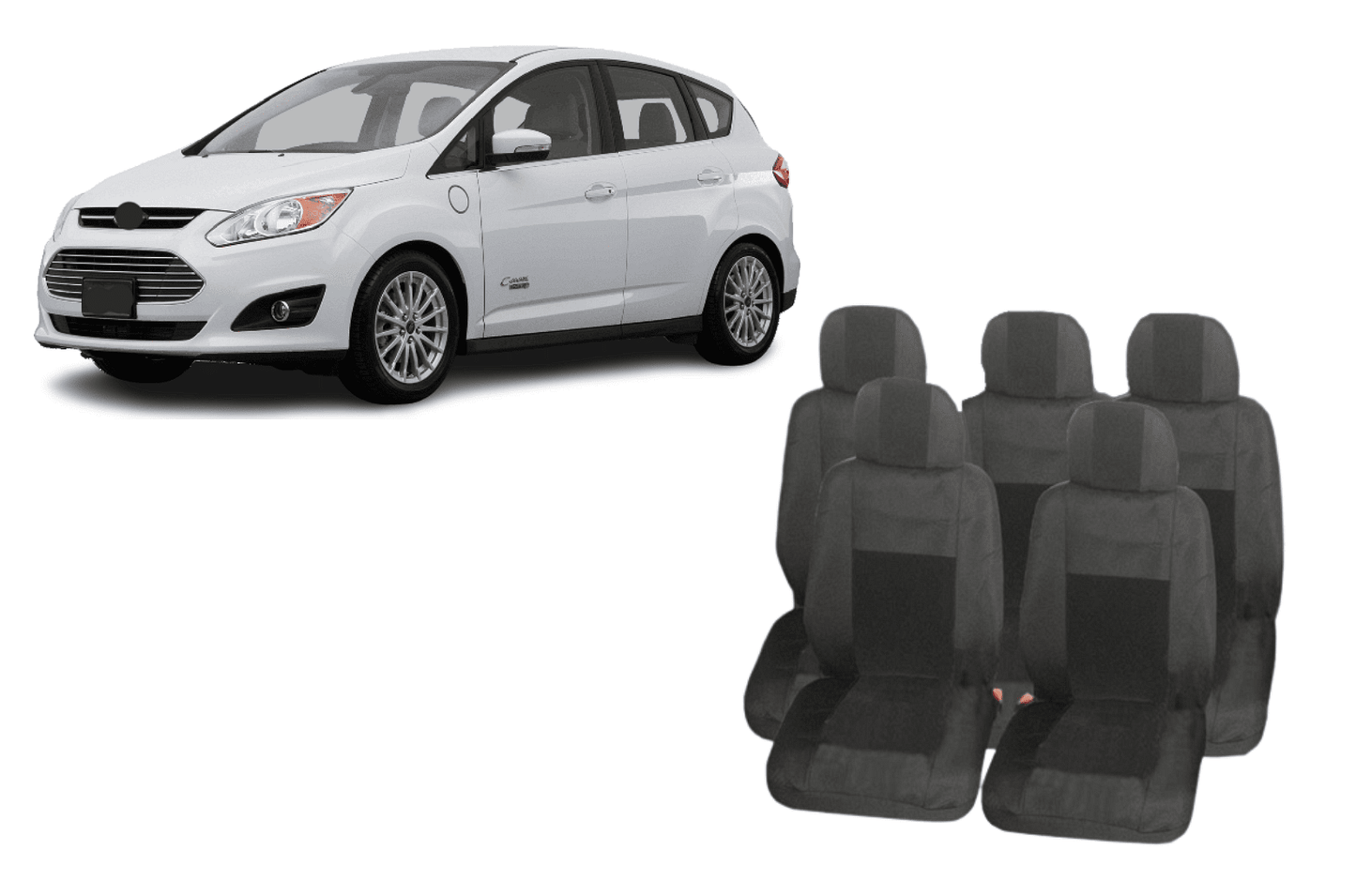 Tапицерия за Ford S-MAX, C-MAX, VW Touran,VW Sharan, Toyota Corolla Verso, Черна