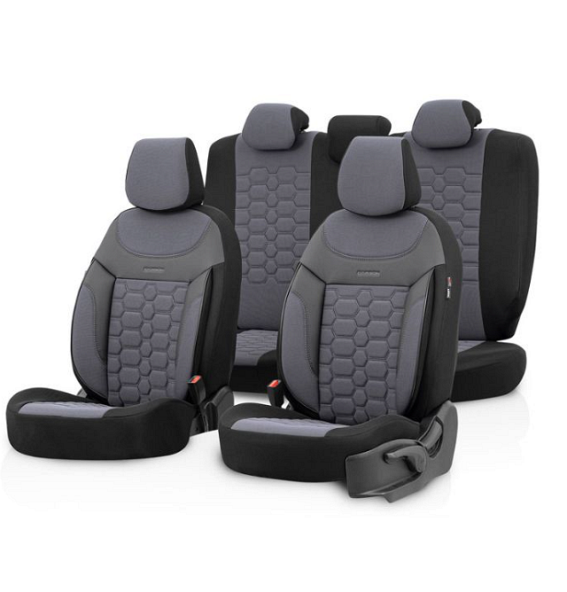 Huse auto Otom Carbon CRB3404 (gri/negru)